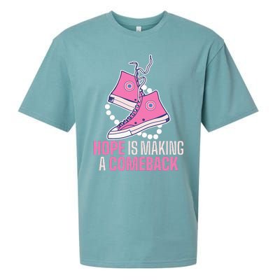 Hope Is Making A Comeback Chucks And Pearls Sueded Cloud Jersey T-Shirt