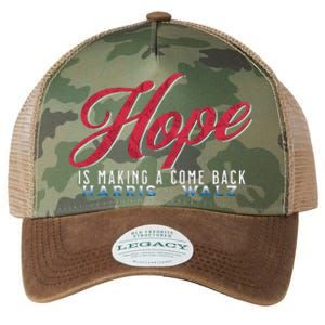 Hope Is Making A Come Back Harris Walz 2024 Legacy Tie Dye Trucker Hat