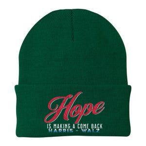 Hope Is Making A Come Back Harris Walz 2024 Knit Cap Winter Beanie