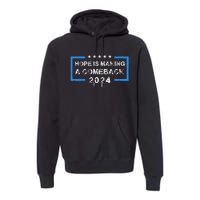 Hope Is Making A Comeback Democrats Vintage 2024 Premium Hoodie