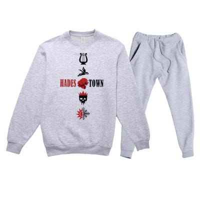 Hadestown Inspired Musical Theatre Wait For Me Premium Crewneck Sweatsuit Set