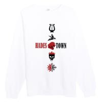 Hadestown Inspired Musical Theatre Wait For Me Premium Crewneck Sweatshirt