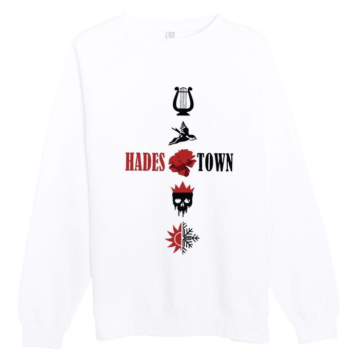 Hadestown Inspired Musical Theatre Wait For Me Premium Crewneck Sweatshirt