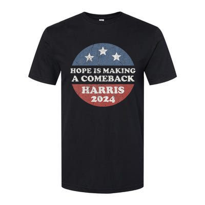 Hope Is Making A Comeback Harris 2024 Softstyle® CVC T-Shirt