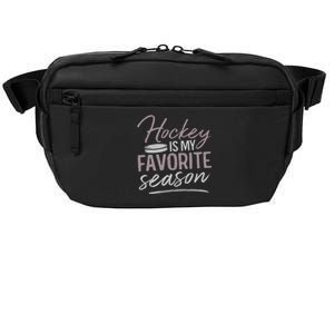 Hockey Is My Favorite Season Funny Ice Hockey Player Great Gift Crossbody Pack