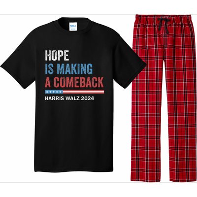 Hope Is Making A Comeback President Kamala Harris Walz 2024 Pajama Set