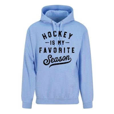 Hockey Is My Favorite Season Vintage Gift Unisex Surf Hoodie