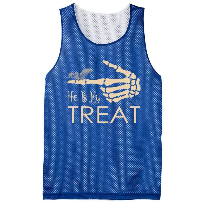 He Is My Treat Gift Mesh Reversible Basketball Jersey Tank