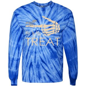 He Is My Treat Gift Tie-Dye Long Sleeve Shirt