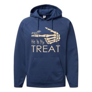 He Is My Treat Gift Performance Fleece Hoodie