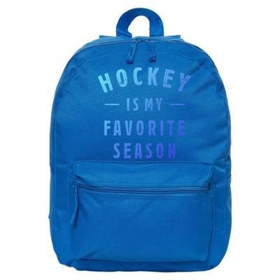 Hockey Is My Favorite Season Cool Saying For Sports Lovers Cute Gift 16 in Basic Backpack