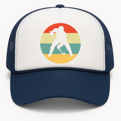 Hockey Is My Favorite Season Funny Vintage Ice Hockey Player Cool Gift Trucker Hat