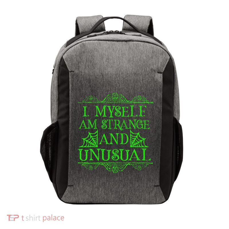Halloween I Myself Am Strange And Unusual Horror Vector Backpack