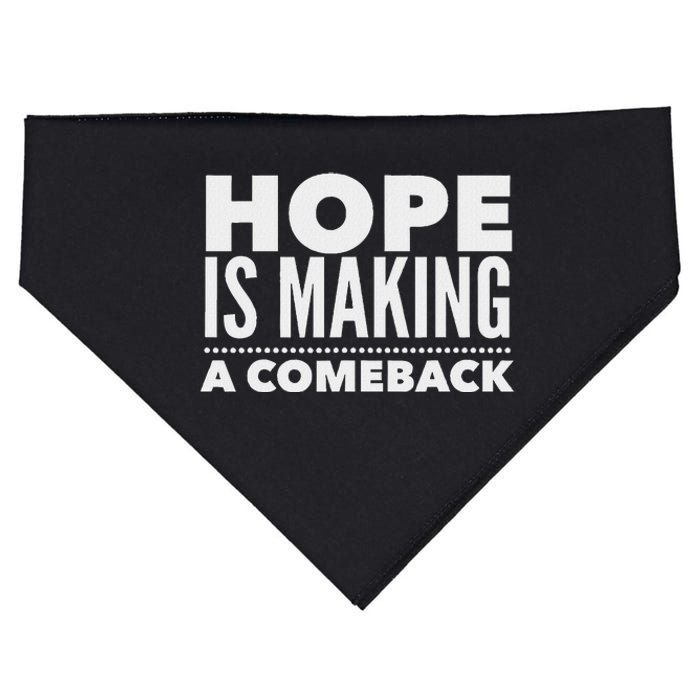 Hope Is Making A Comeback Political Election USA-Made Doggie Bandana