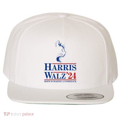 Hope Is Making A Comeback Wool Snapback Cap