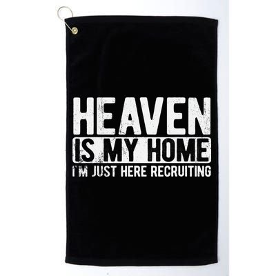 Heaven Is My Home Christian Religious Jesus Golf Towel