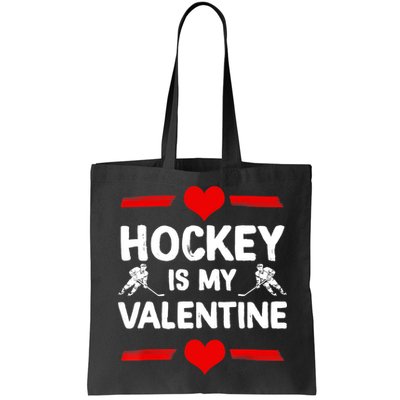 Hockey Is My Valentine Ice Hockey Team Hockey Supporter Gift Bag