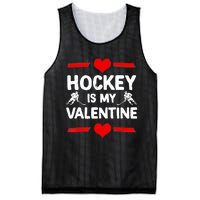 Hockey Is My Valentine Ice Hockey Team Hockey Supporter Gift Mesh Reversible Basketball Jersey Tank