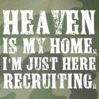 Heaven Is My Home Im Just Here Recruiting Christian Legacy Tie Dye Trucker Hat