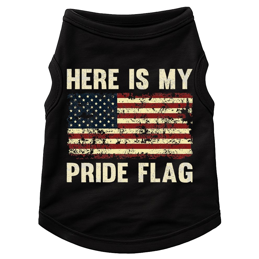 Here Is My Pride Flag Doggie Tank