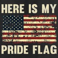 Here Is My Pride Flag Golf Towel
