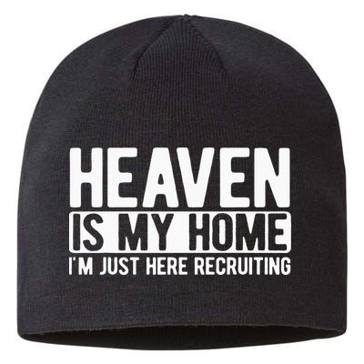 Heaven Is My Home Christian Religious Jesus Sustainable Beanie