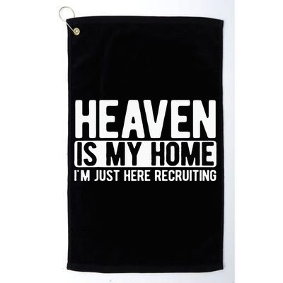 Heaven Is My Home Christian Religious Jesus Golf Towel