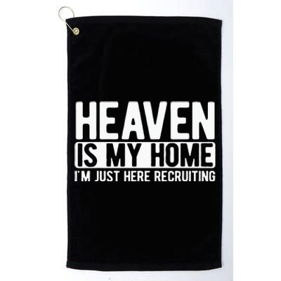 Heaven Is My Home Christian Religious Jesus Platinum Collection Golf Towel