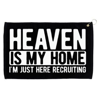 Heaven Is My Home Christian Religious Jesus Grommeted Golf Towel