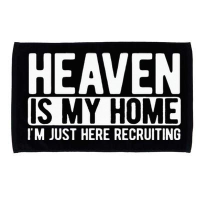 Heaven Is My Home Christian Religious Jesus Microfiber Hand Towel