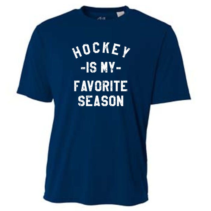 Hockey Is My Favorite Season Cooling Performance Crew T-Shirt