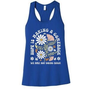 Hope Is Making A Comeback Democrats Women's Racerback Tank