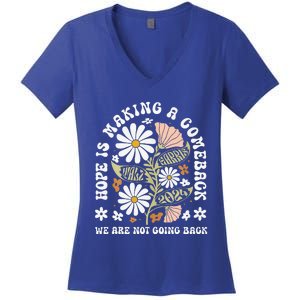 Hope Is Making A Comeback Democrats Women's V-Neck T-Shirt