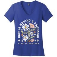 Hope Is Making A Comeback Democrats Women's V-Neck T-Shirt