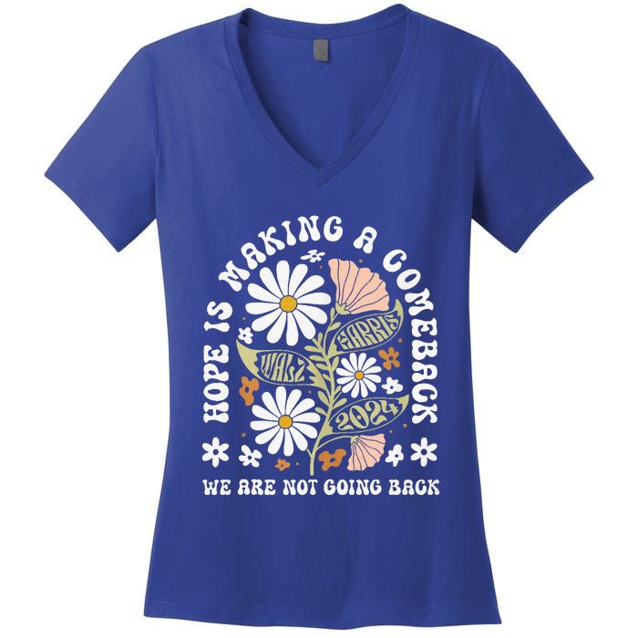 Hope Is Making A Comeback Democrats Women's V-Neck T-Shirt