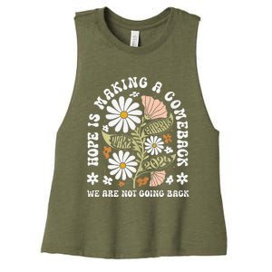 Hope Is Making A Comeback Democrats Women's Racerback Cropped Tank