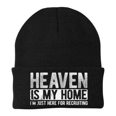 Heaven Is My Home Here Recruiting Christian Religious Jesus Beanie