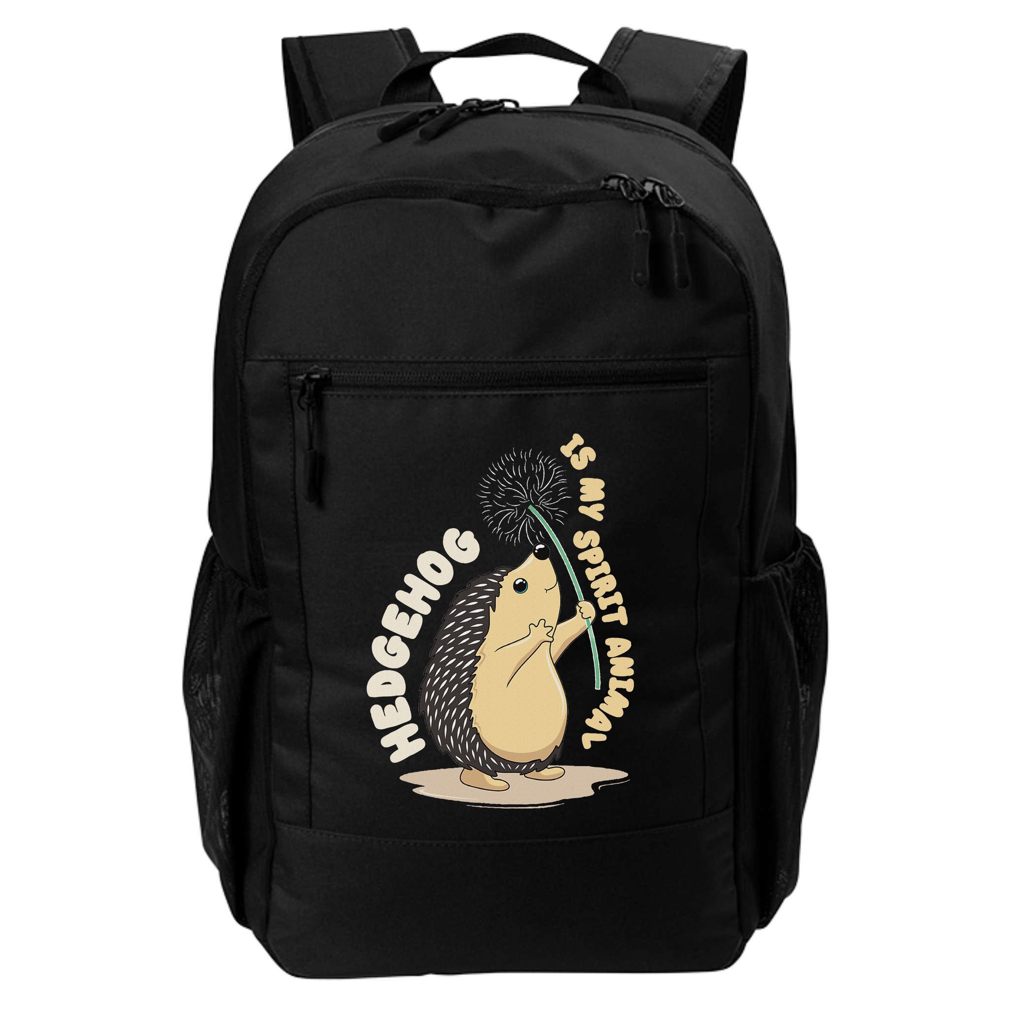Hedgehog Is My Spirit Animal Forest Nature Hedgehog Backpack
