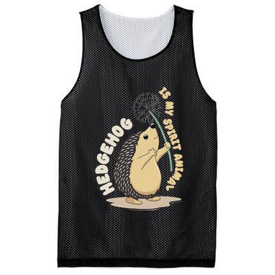 Hedgehog Is My Spirit Animal Forest Nature Hedgehog Mesh Reversible Basketball Jersey Tank