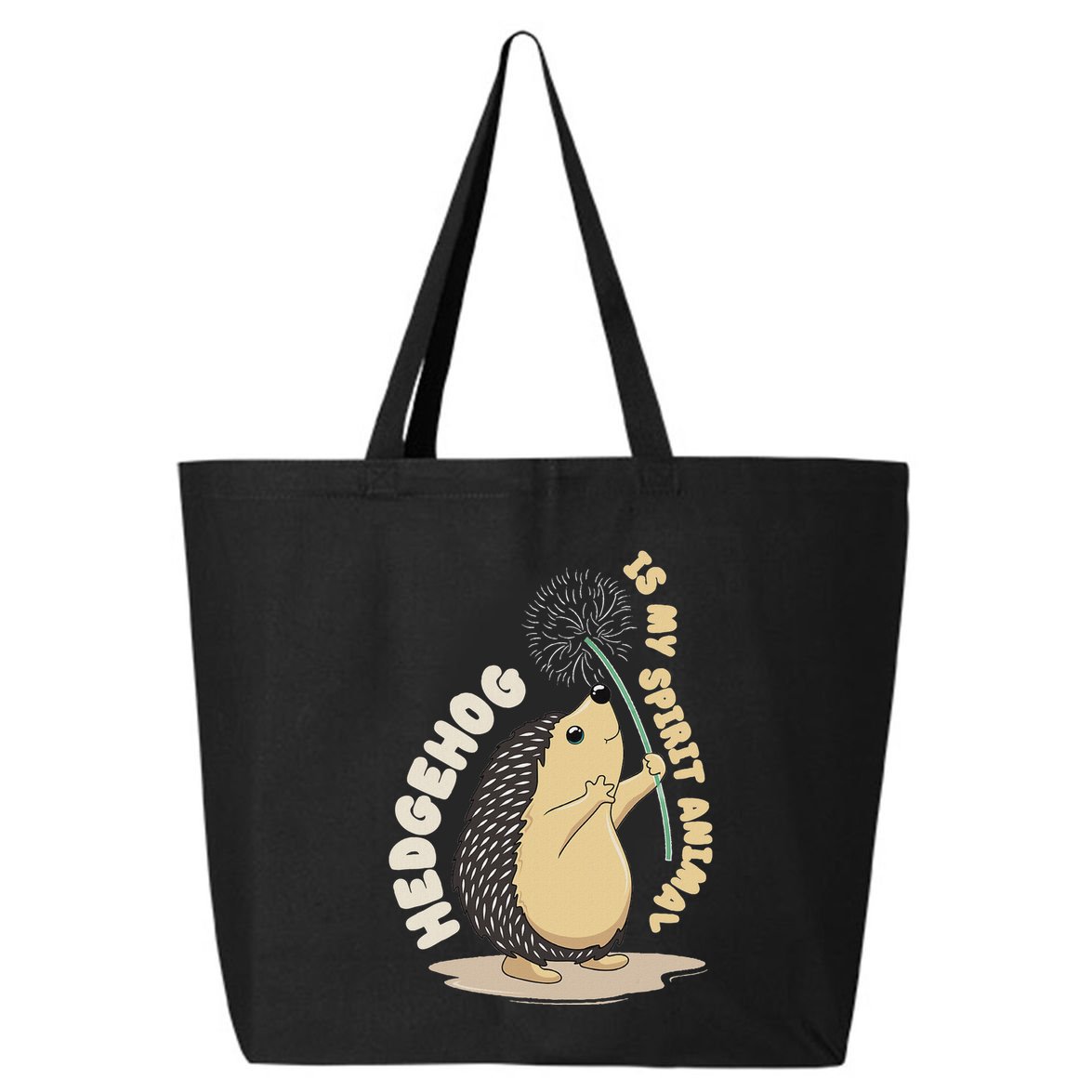 Hedgehog Is My Spirit Animal Forest Nature Hedgehog 25L Jumbo Tote