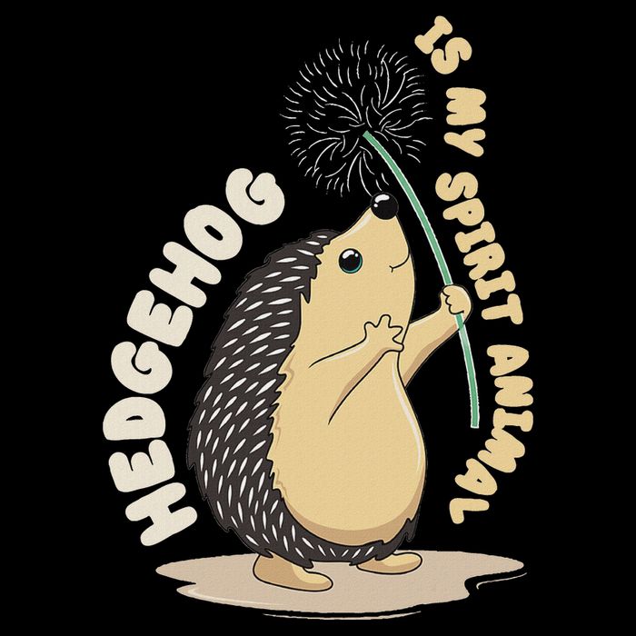 Hedgehog Is My Spirit Animal Forest Nature Hedgehog Womens Tank Top