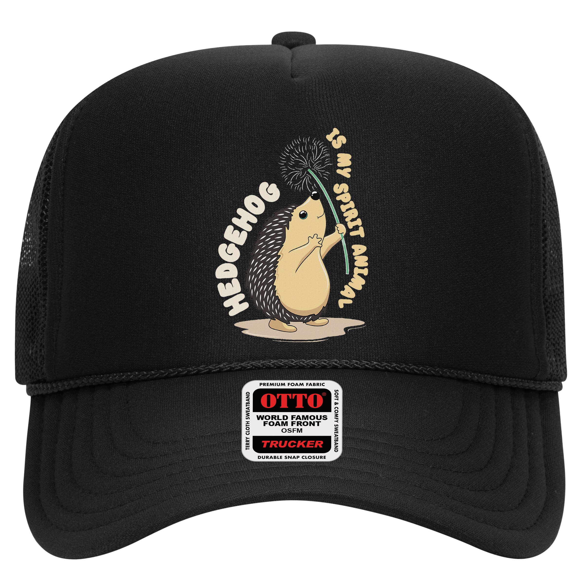 Hedgehog Is My Spirit Animal Forest Nature Hedgehog Hat