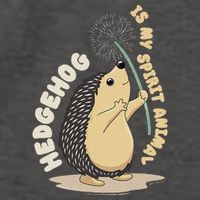 Hedgehog Is My Spirit Animal Forest Nature Hedgehog Vector Backpack