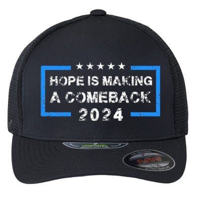 Hope Is Making A Comeback Democrats Vintage 2024 Flexfit Unipanel Trucker Cap