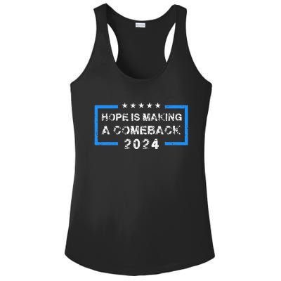 Hope Is Making A Comeback Democrats Vintage 2024 Ladies PosiCharge Competitor Racerback Tank