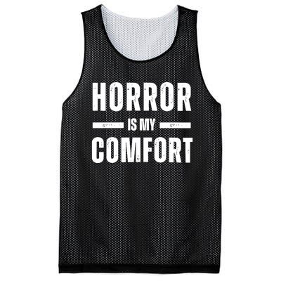 Horror Is My Comfort Mesh Reversible Basketball Jersey Tank