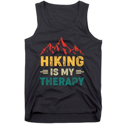 Hiking Is My Therapy Tank Top