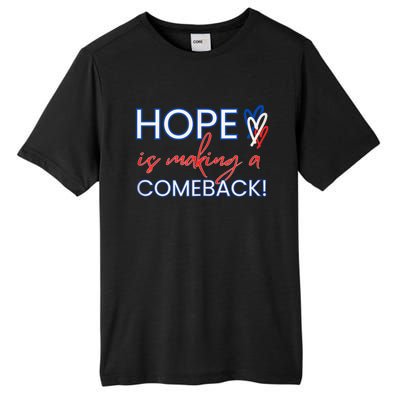 Hope Is Making A Comeback In Red White & Blue Tall Fusion ChromaSoft Performance T-Shirt