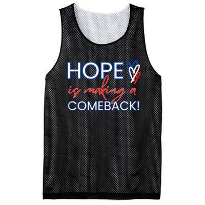 Hope Is Making A Comeback In Red White & Blue Mesh Reversible Basketball Jersey Tank