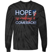 Hope Is Making A Comeback In Red White & Blue Tie-Dye Long Sleeve Shirt